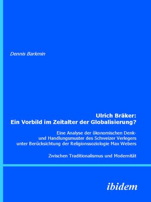 cover image of Ulrich Bräker